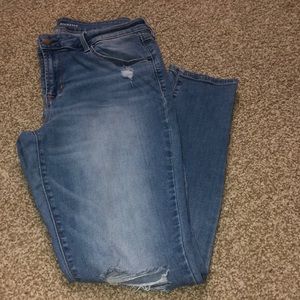 Euc old navy mid rise rockstar jeans